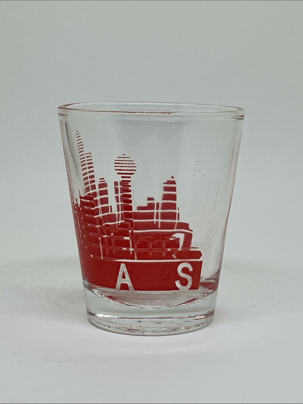 Dallas Red Cityscape Shot Glass - Picture 5 of 6